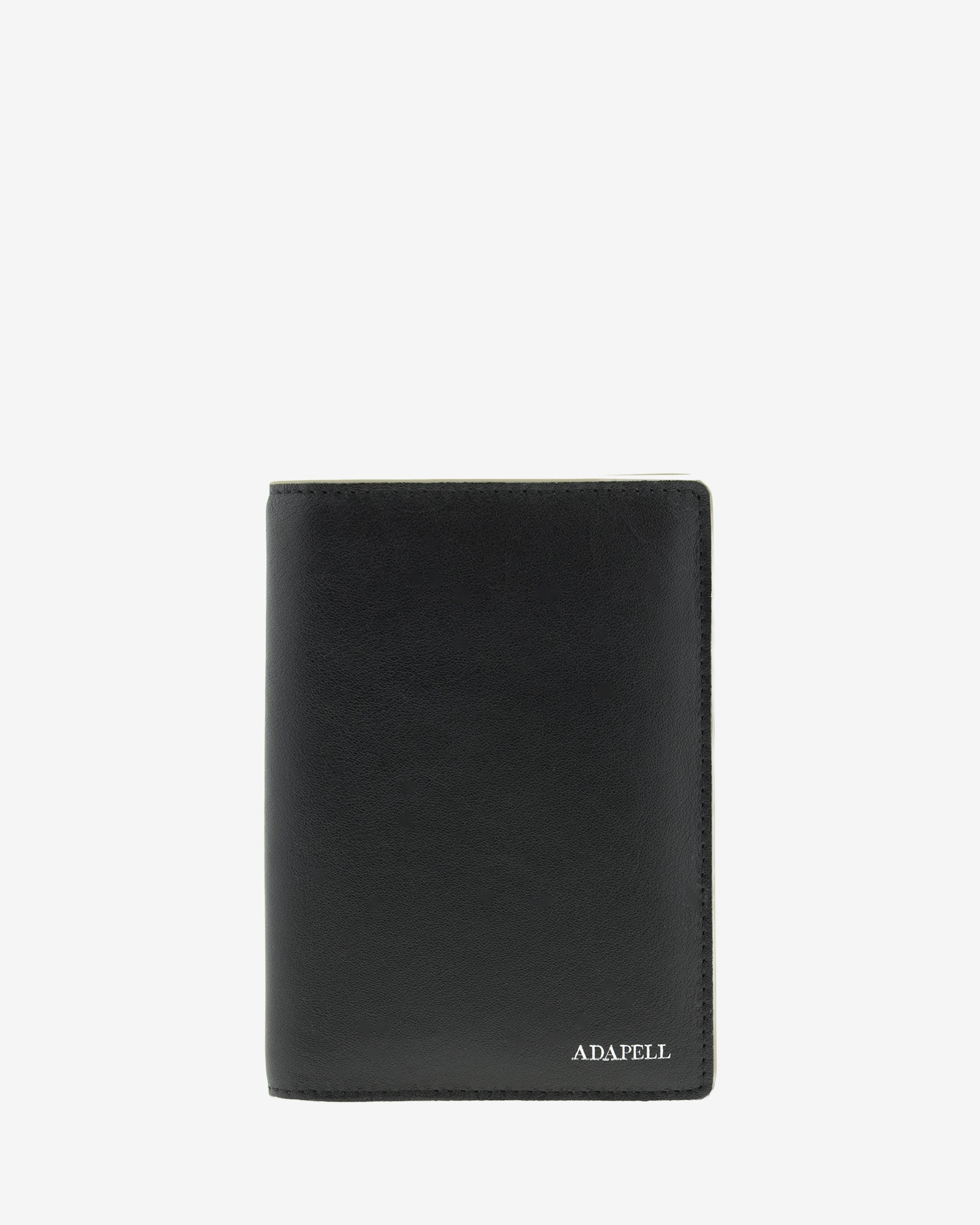 Adapell Essenza 8087 Portapassaporto Nero RFID Pelle