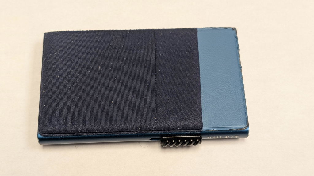 VULKIT Card Holders VC306 Portacarte Alluminio Slim Nero Velluto