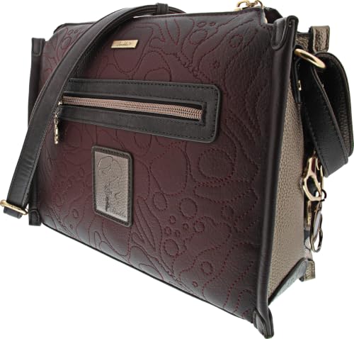 Anekke Blossom borsa a tracolla quadrata floreale