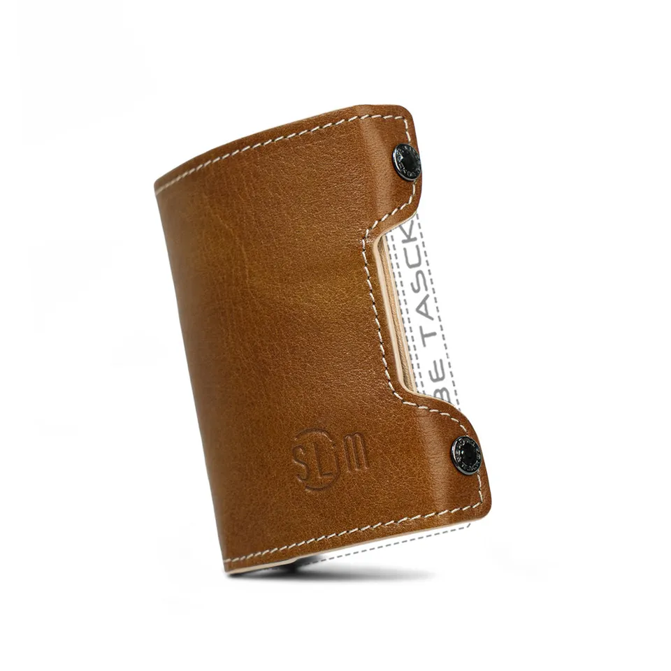 Cover Pelle Be Tasck Vegetale Cognac cover portafoglio pelle