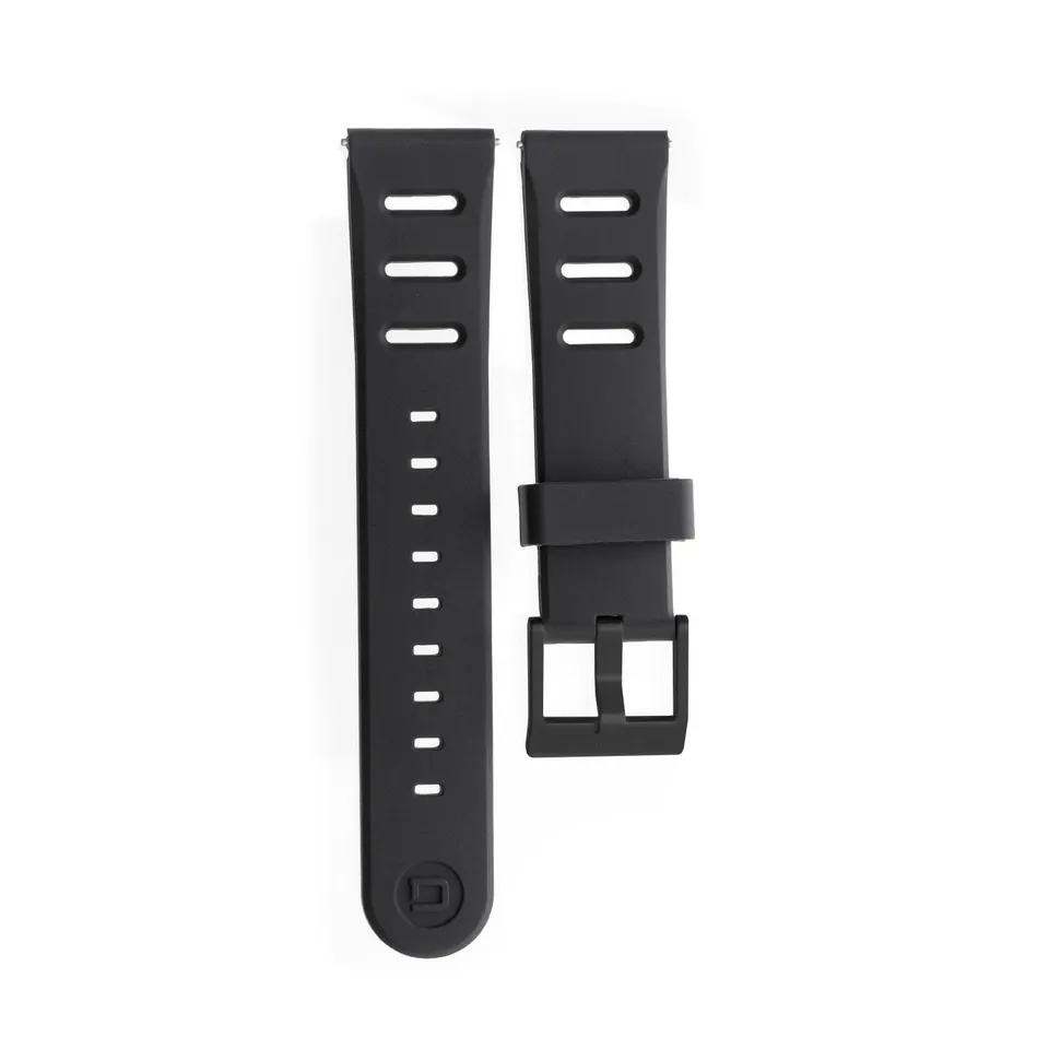 Dango Watches Sport cinturino orologio rosso silicone 22mm