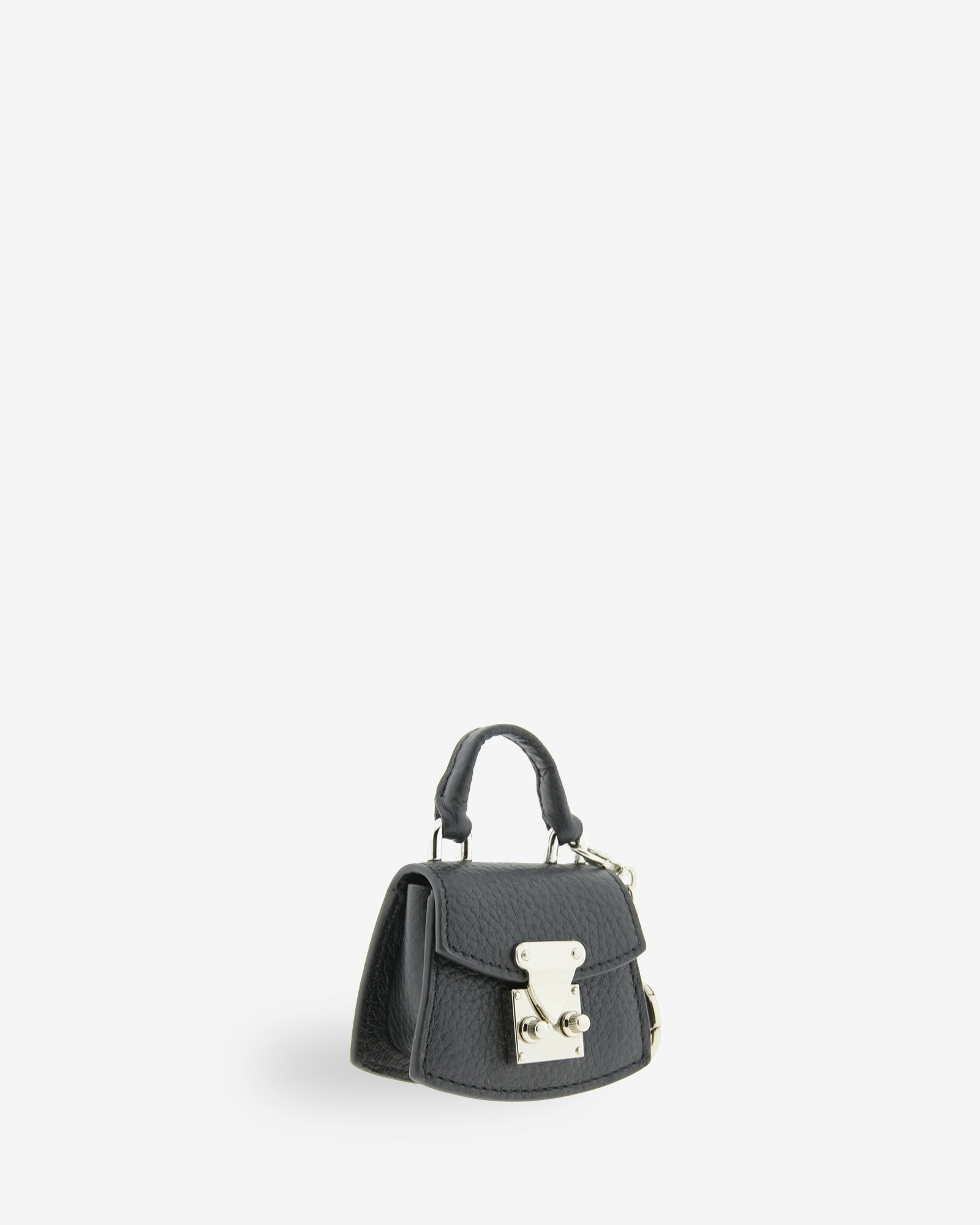Adapell Nexo charm borsa nero porta auricolari pelle