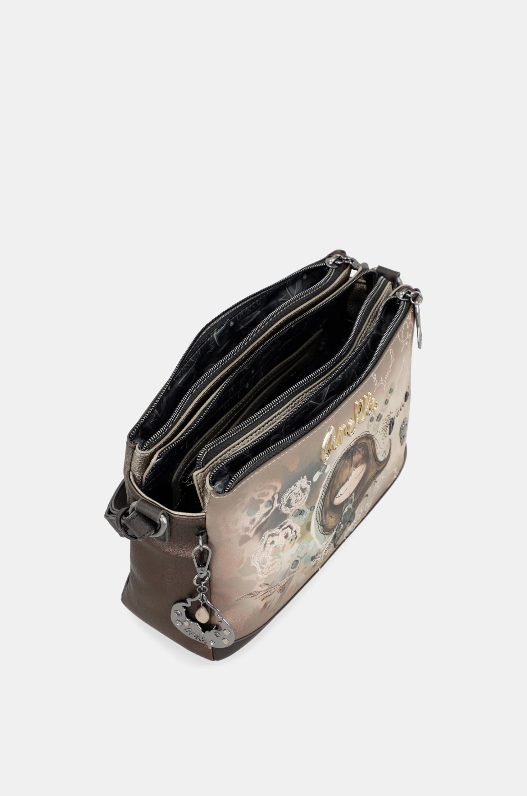 Anekke Real borsa tracolla donna stampa Real