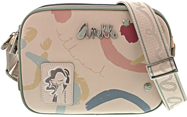 Anekke Original Borsa a Tracolla 3 Scomparti 25,5 cm Zip