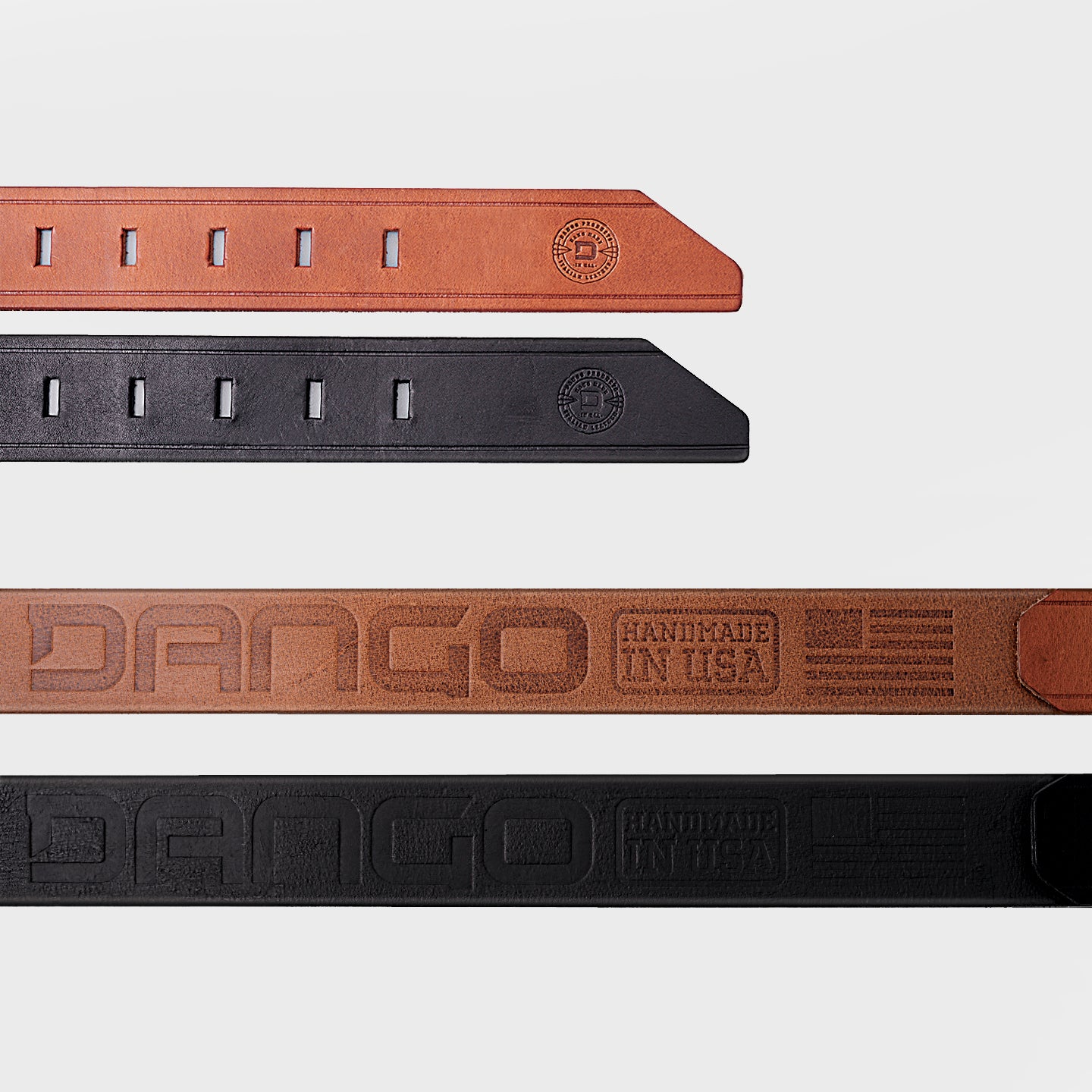 Dango Belts Belt Straps cintura pelle M whiskey brown