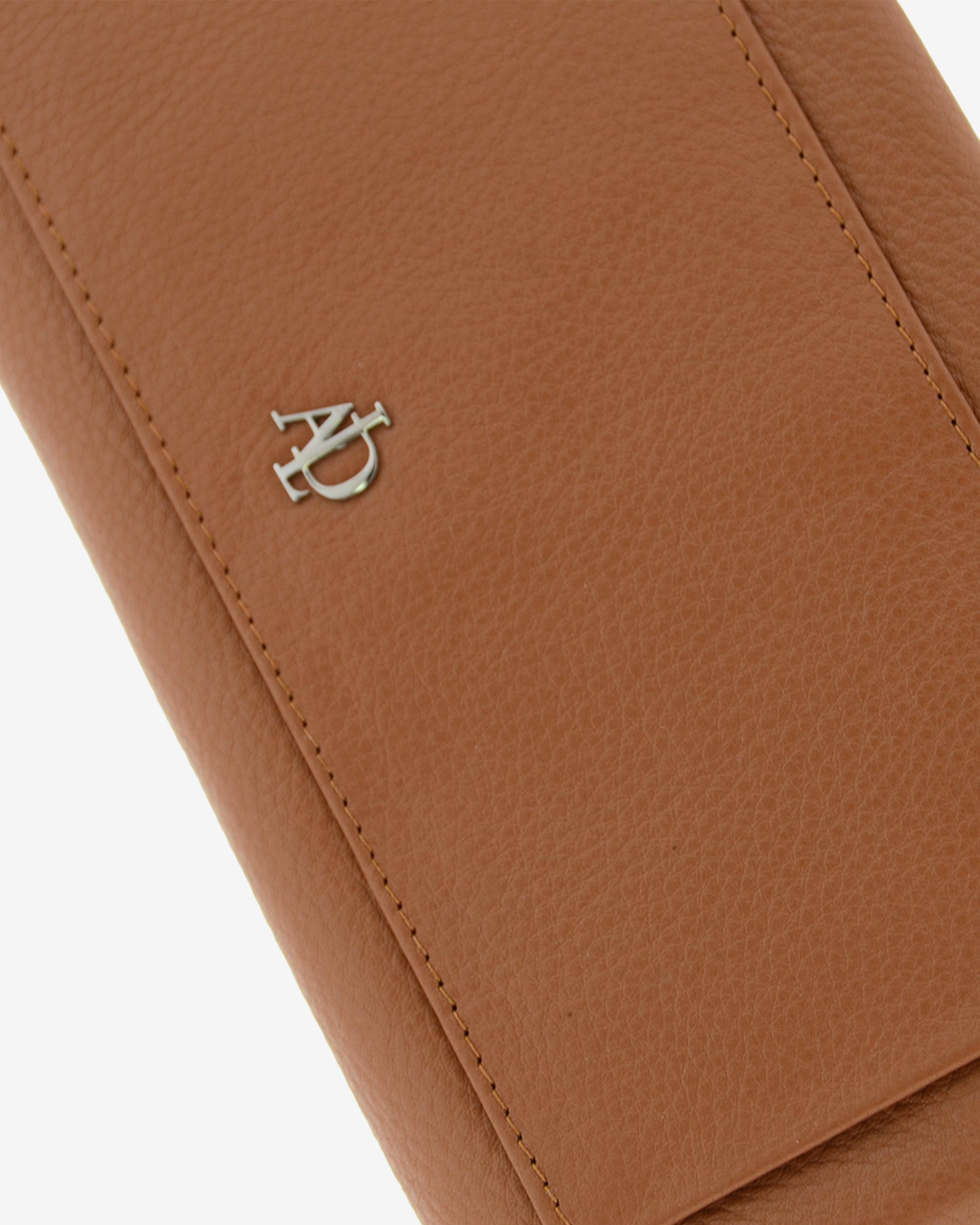 Adapell Lettera 4235 portafoglio grande donna marrone nappa