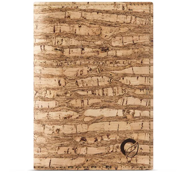 Corkor Wallets portafoglio passaporto sughero fantasia zebra