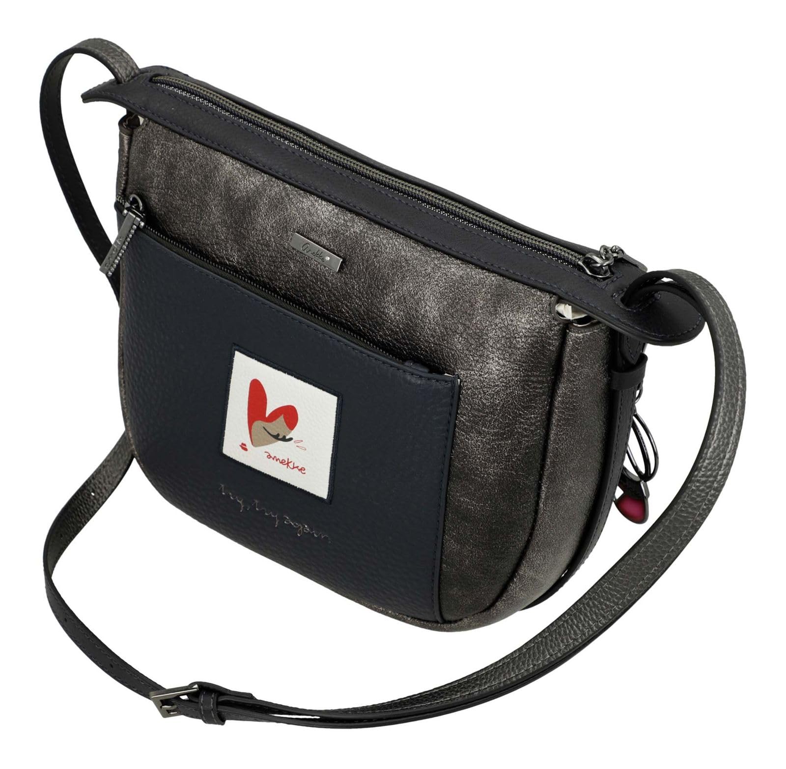 Anekke Eikon borsa a tracolla ovale donna stampata