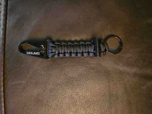 Dango Tether Mini Cordino paracord nero con accendifuoco
