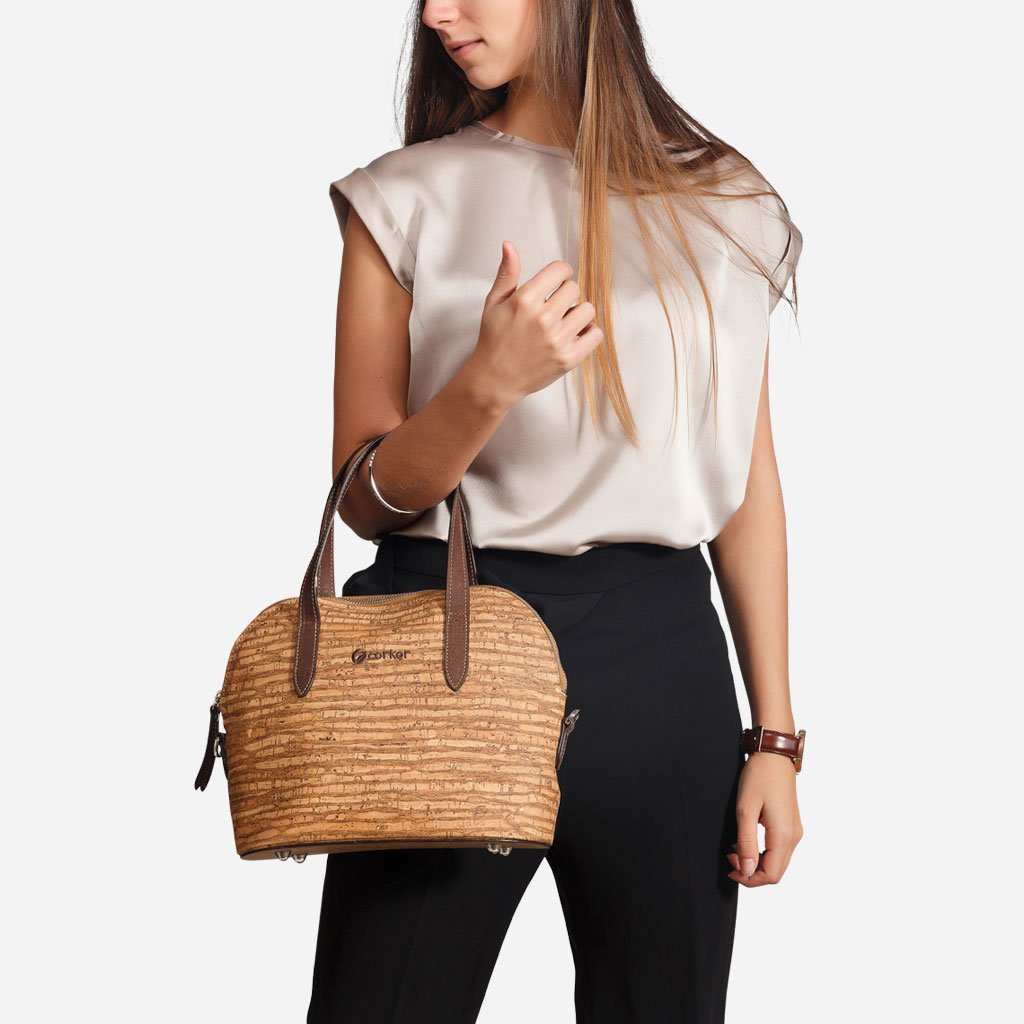 Corkor Bags Borsa Tracolla Sughero Naturale 9-5