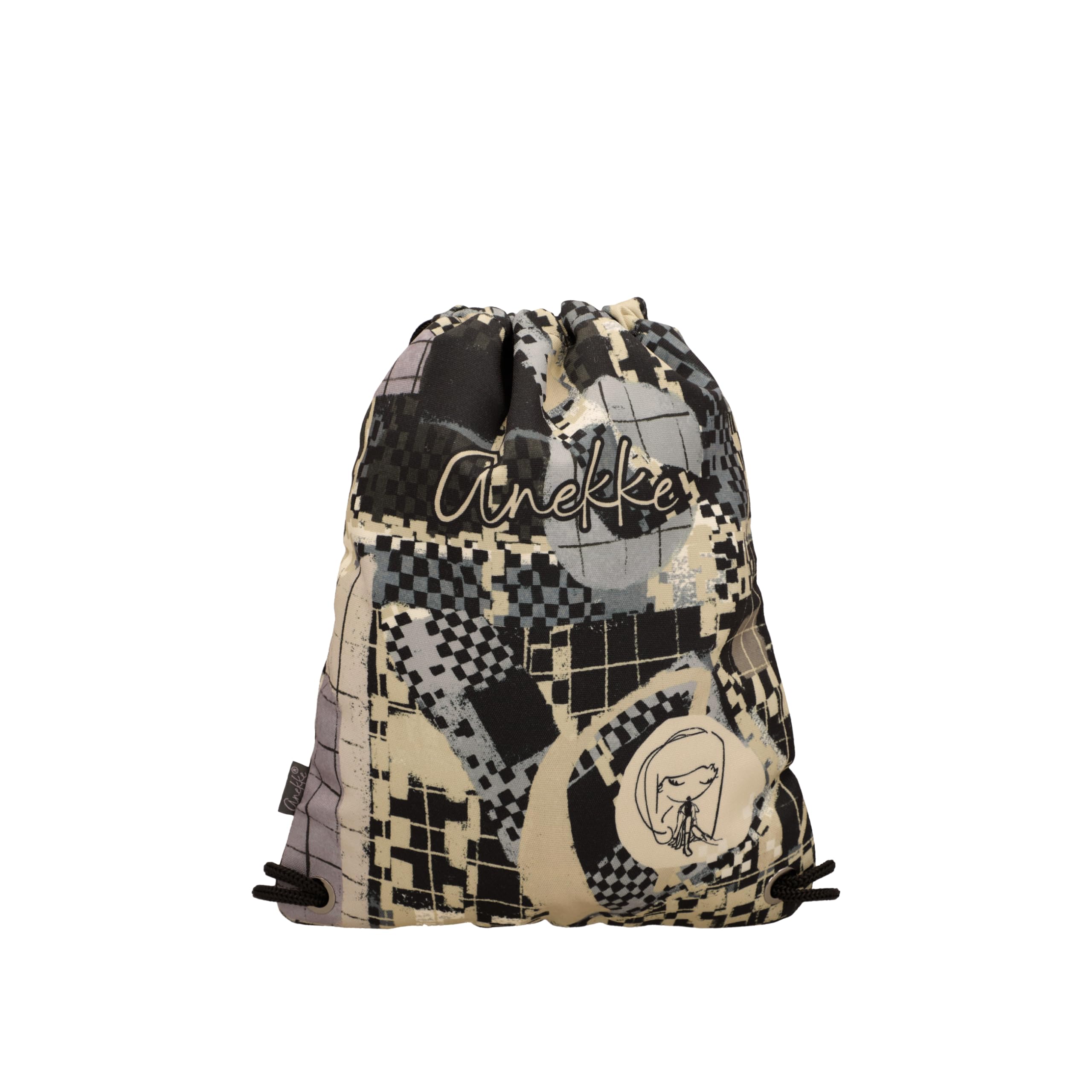 Anekke Iron Sacca Zaino Tessuto Stile Rock
