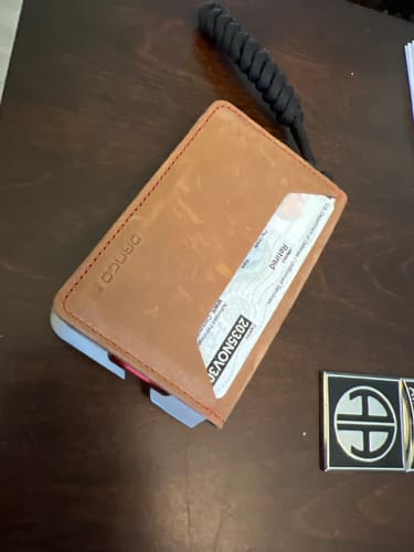 Dango D-Series D01 Dapper portafoglio bifold pelle grigio 17 carte