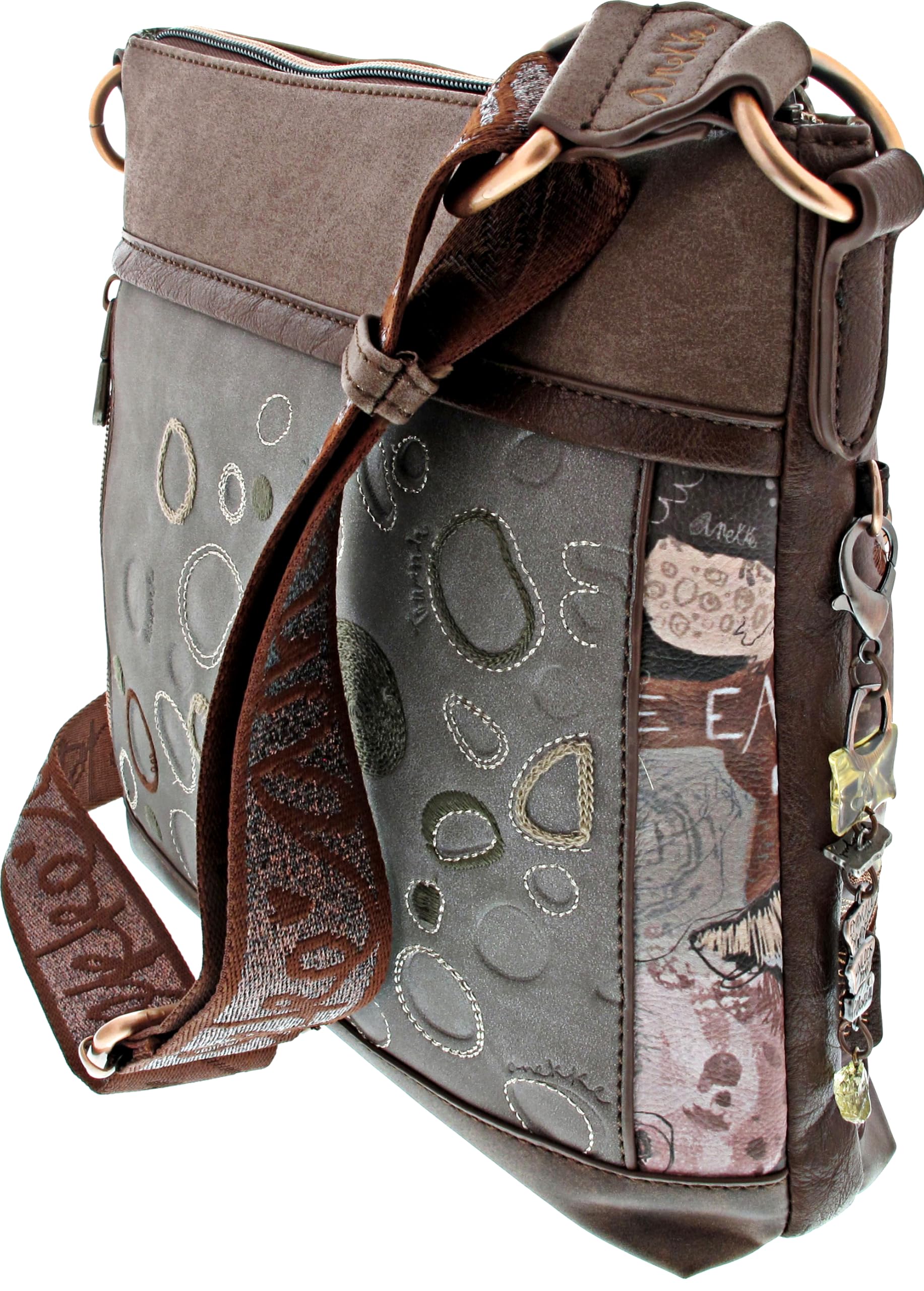 Anekke Core borsa a tracolla media 3 scomparti 27x25x8