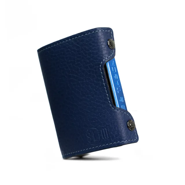SLim Be Tasck Bottalato Blu portafoglio compatto frame blu