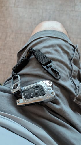 Dango Quick Release Tether cordino paracord nero sgancio rapido
