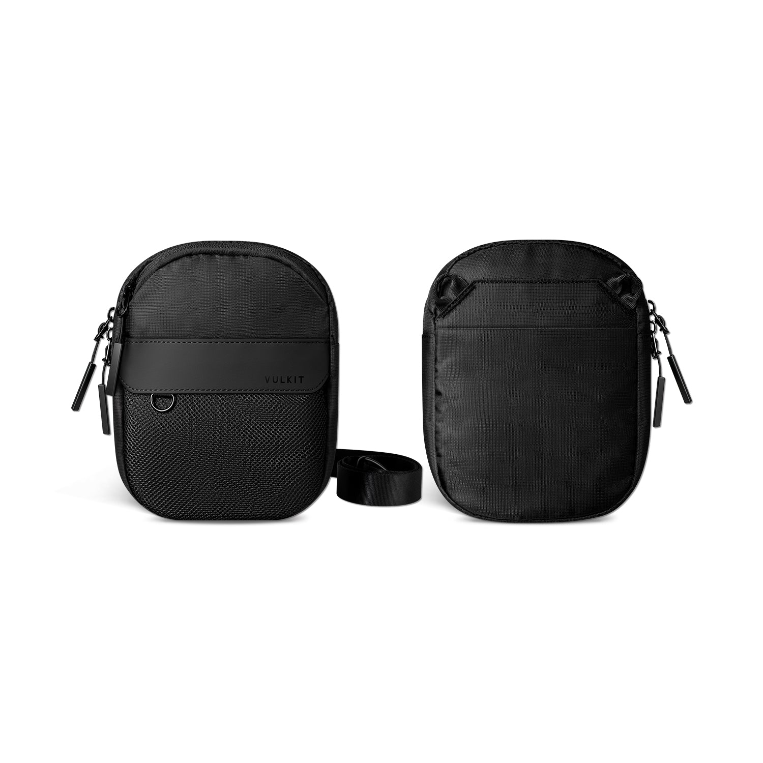 VULKIT VB115 City Flux Tracolla 1,3L Nero Compatta