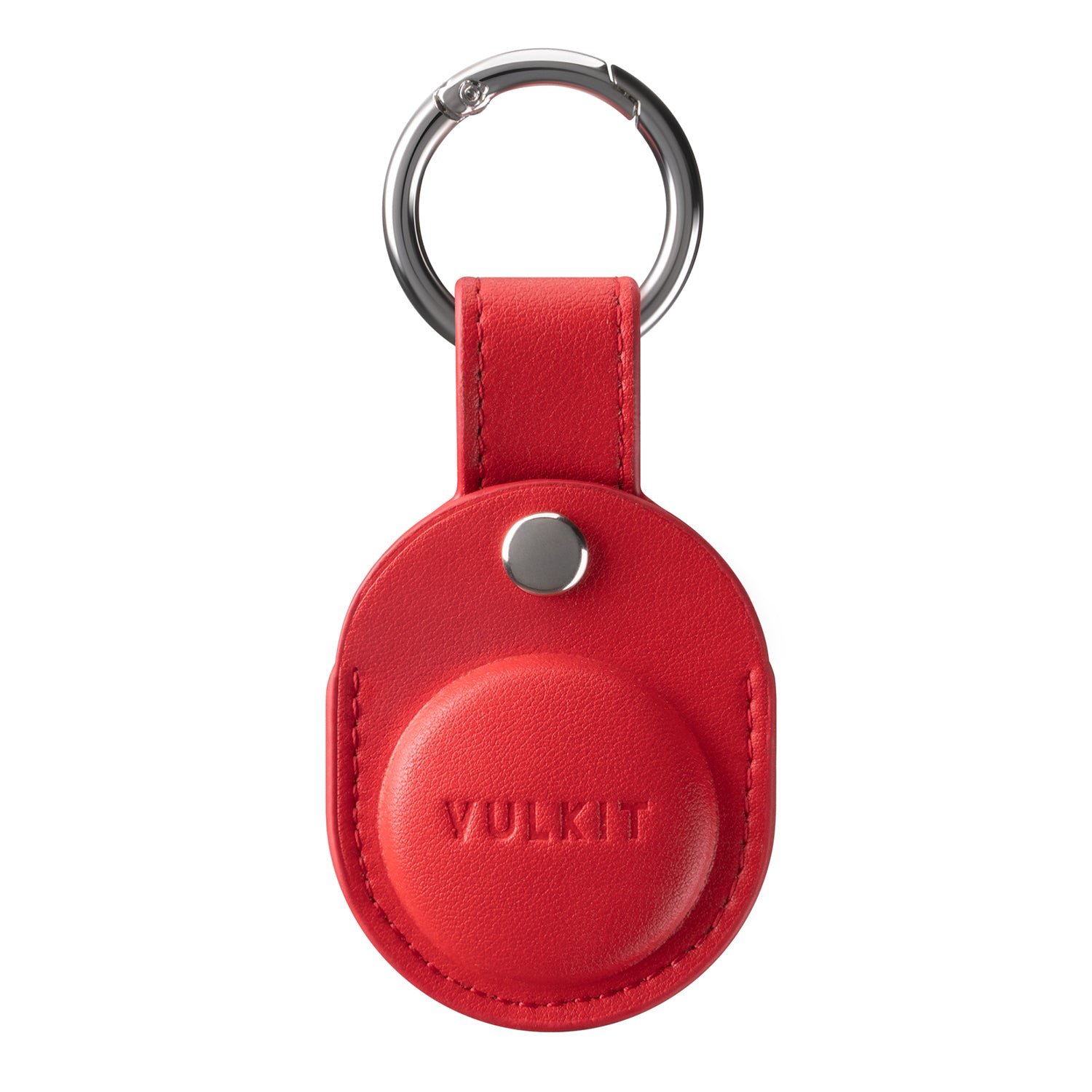 VULKIT Accessories VPA119 custodia AirTag pelle rosa con portachiavi