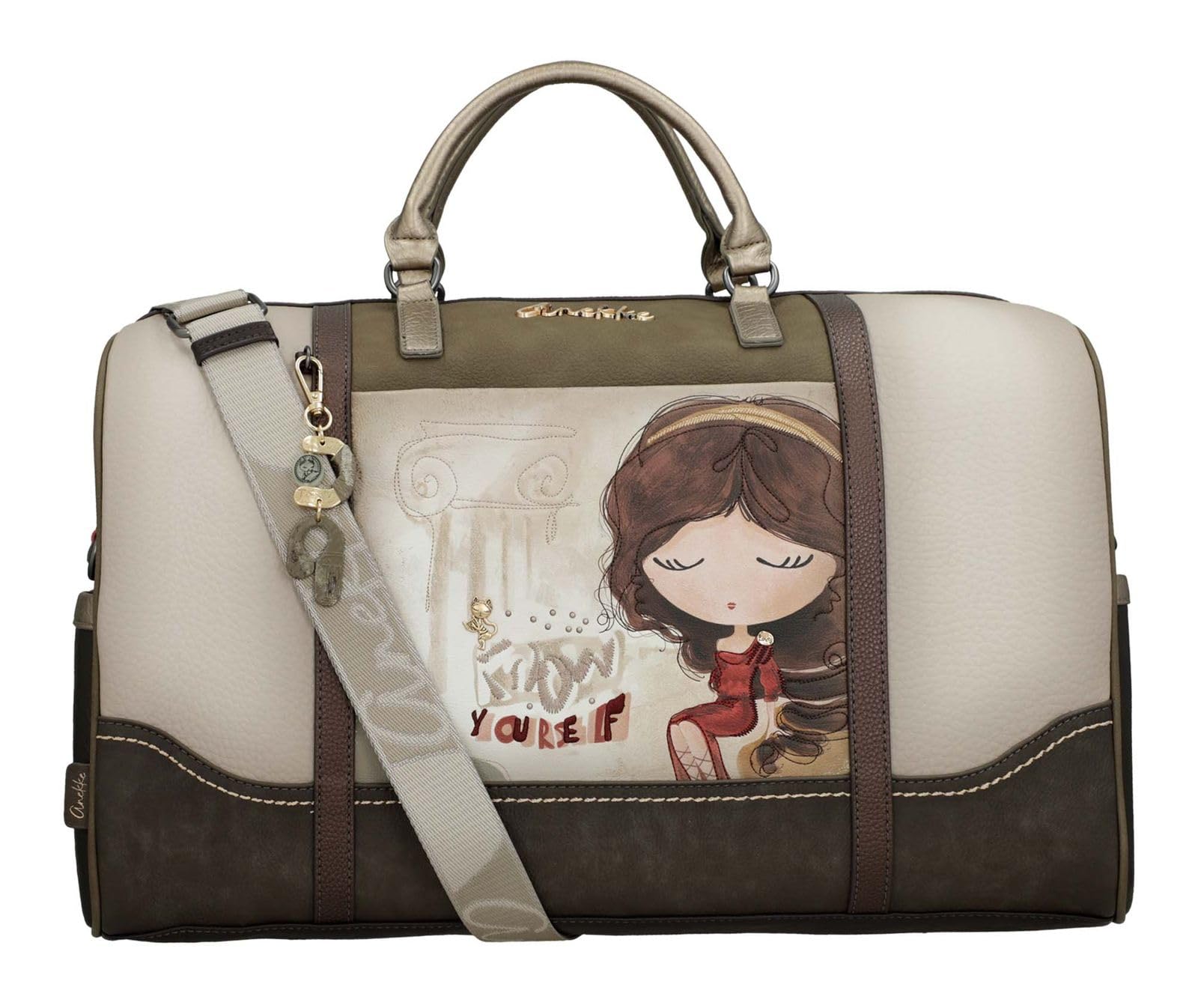 Anekke Muse Borsa da Viaggio Donna Stampa Grecia