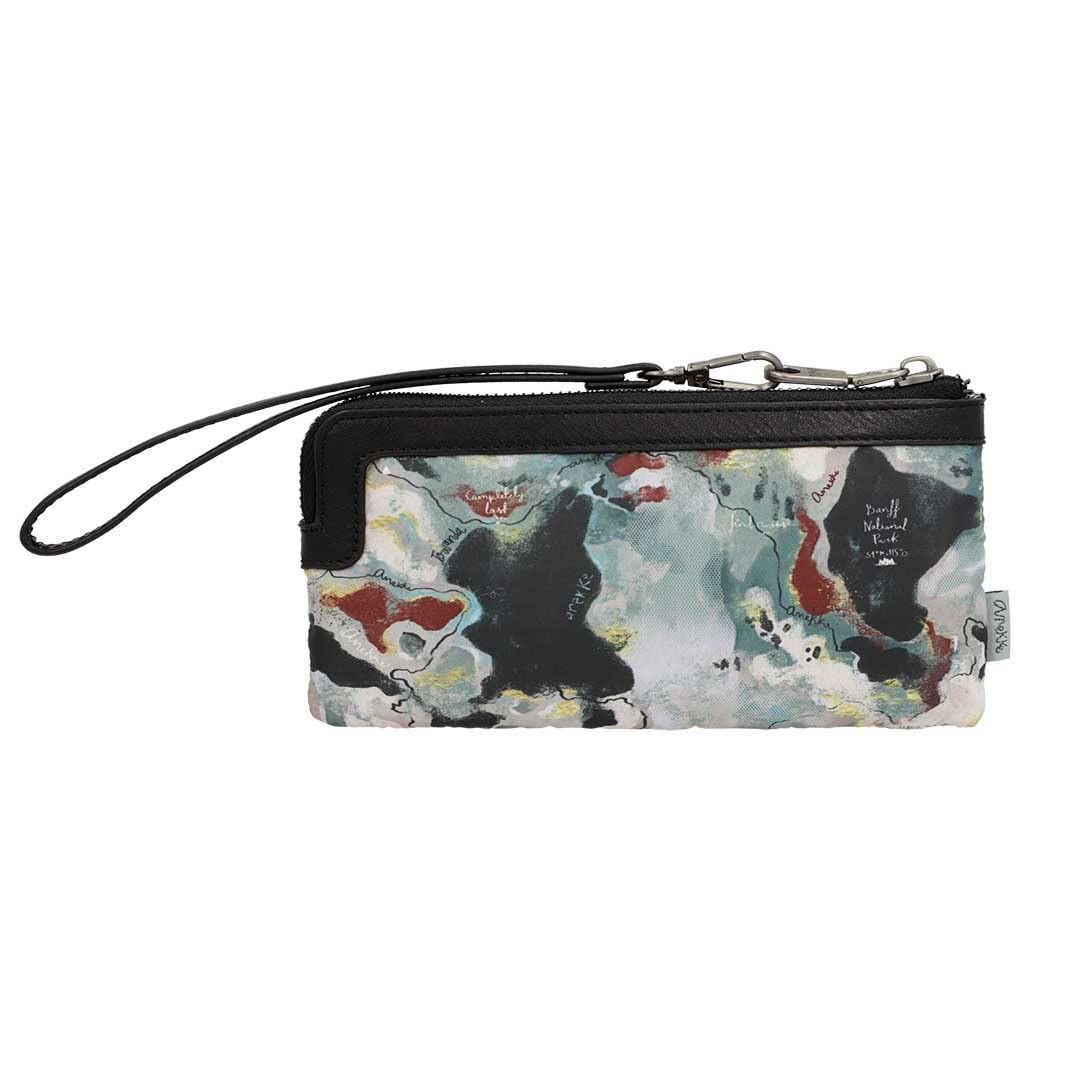 Anekke Nature Woods Portafoglio Pochette RFID Maniglia