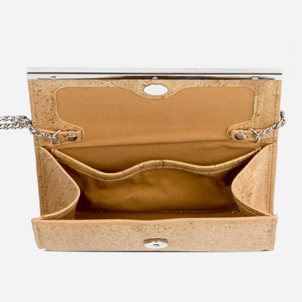 Corkor Bags Pochette sughero marrone chiaro S