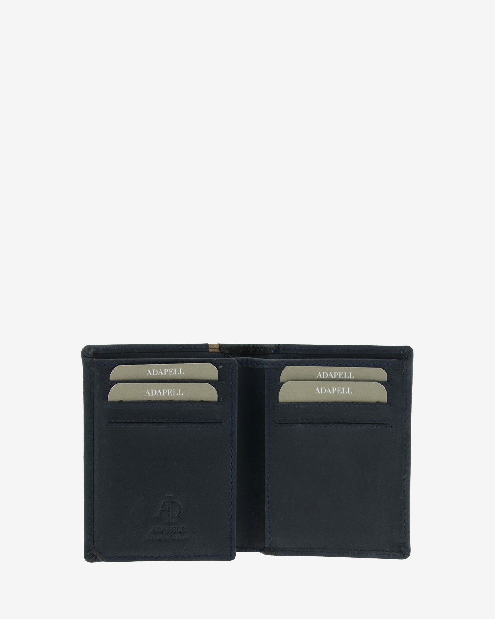 Adapell Oxford 1642 portafoglio uomo nero 9 carte ID