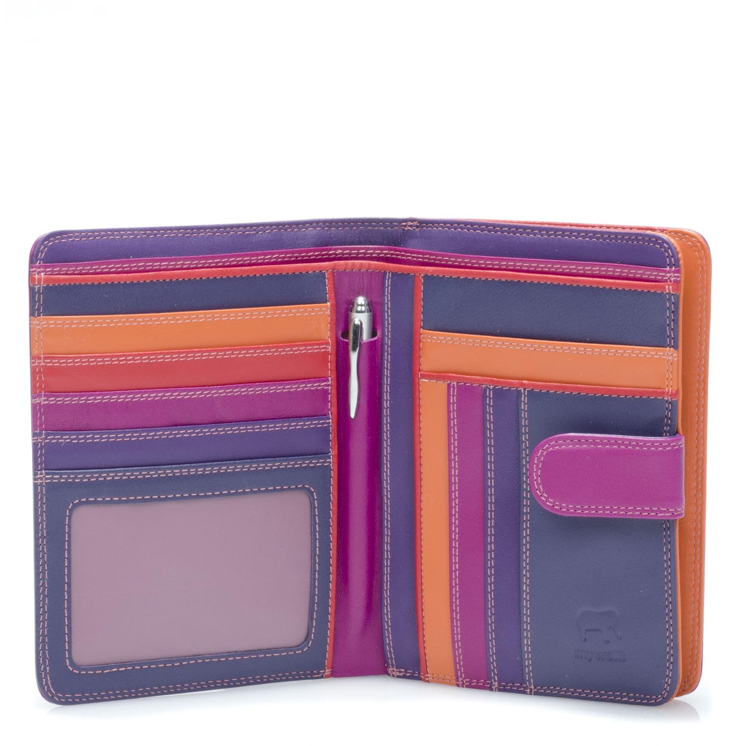 Mywalit Milano 229-75 portafoglio donna pelle sangria multi