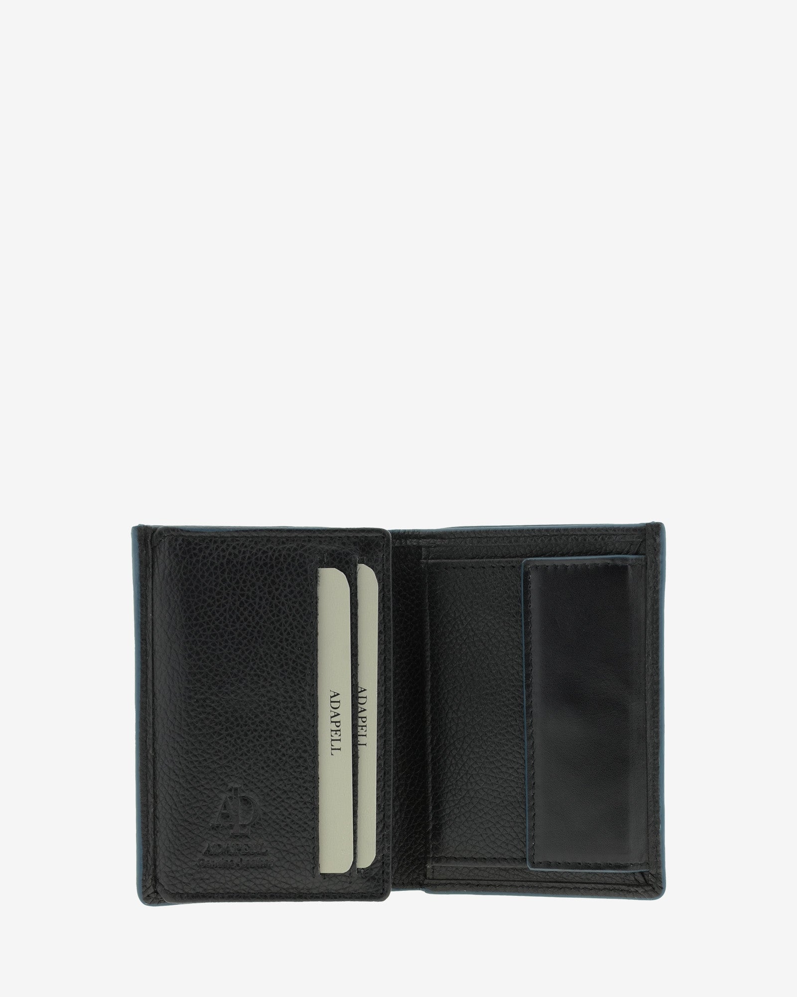 Adapell Urban 1664 portafoglio uomo verticale nero