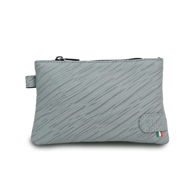 SLim Mini Pochette Epi Grigio pochette vera pelle