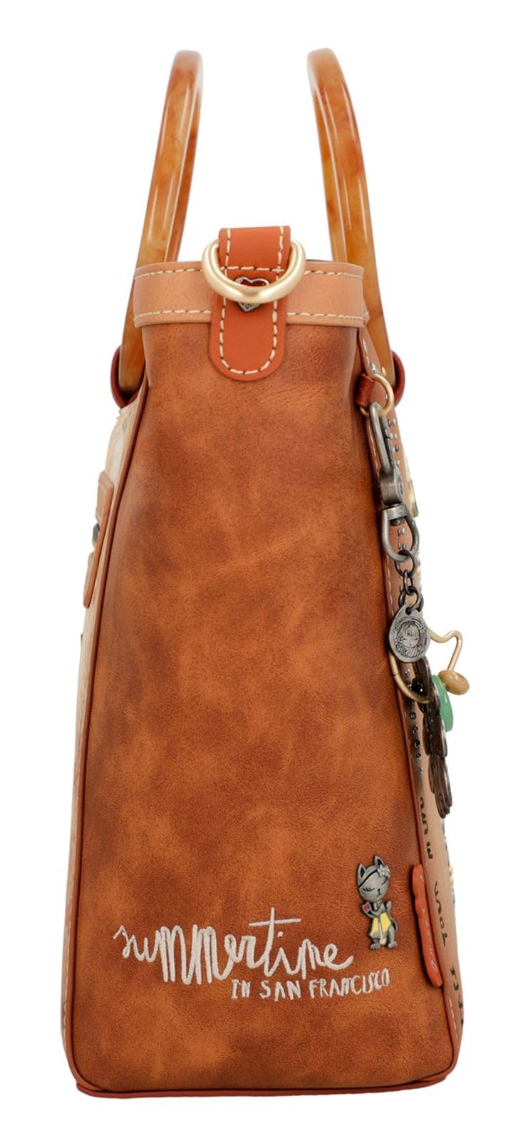ANEKKE Bloom Flowers Borsa Tracolla 40x25x12 cm