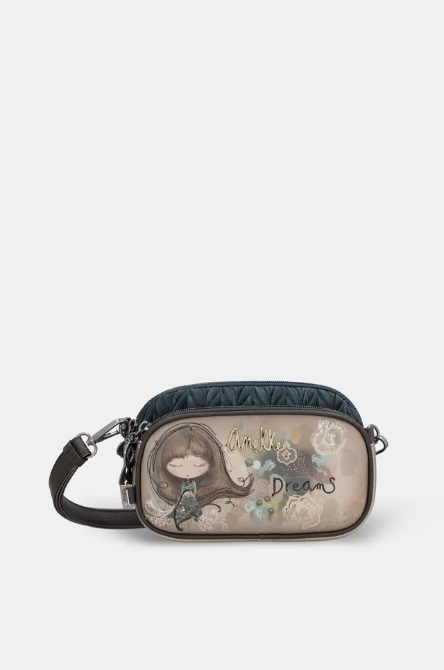 Anekke Real borsa tracolla donna 20x13x6 cm 2 scomparti