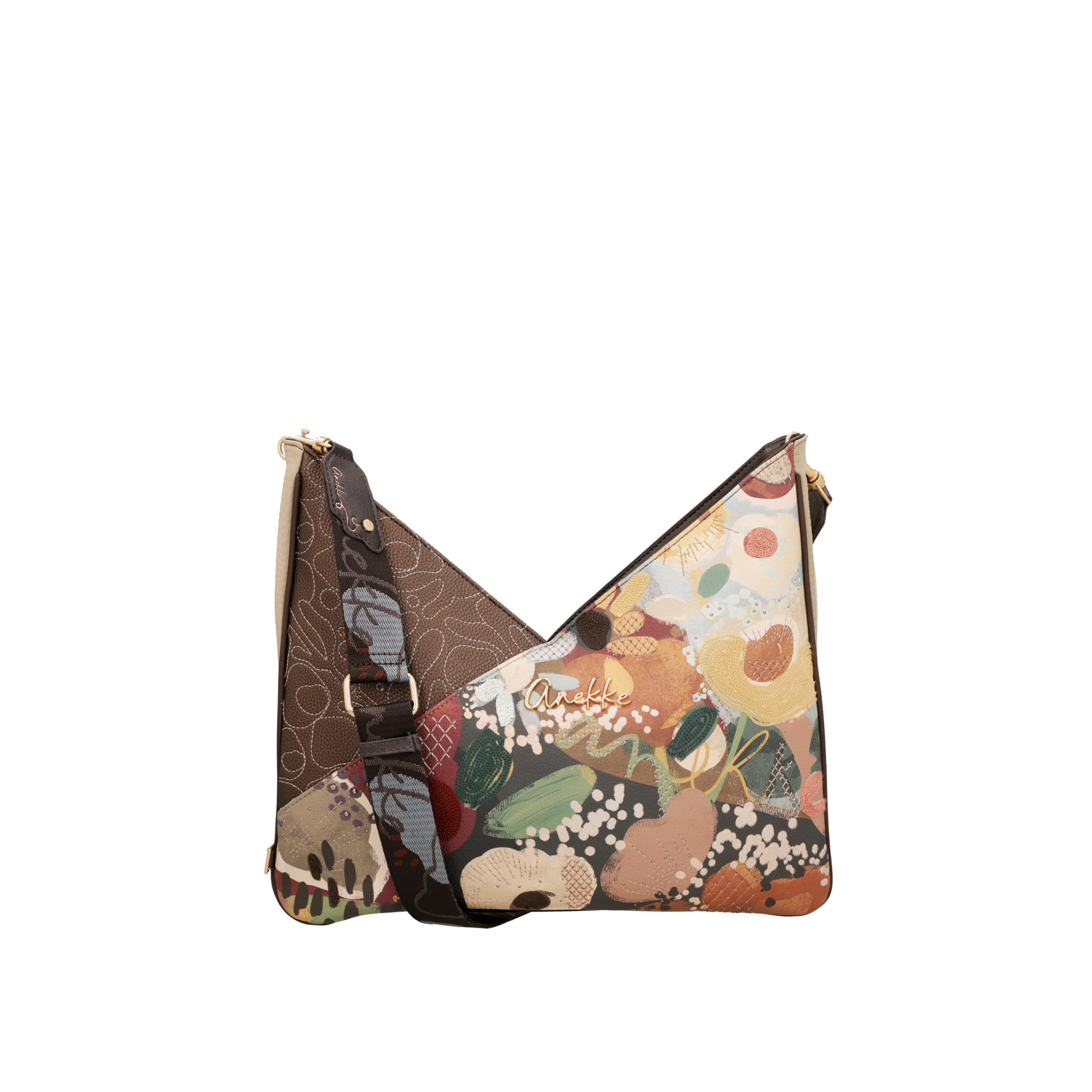 Anekke Blossom borsa tracolla grande leggera regolabile