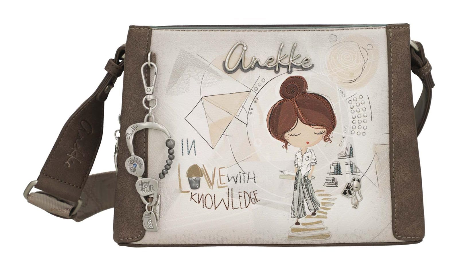 Anekke Sophia Borsa Tracolla Quadrata Donna Stampata