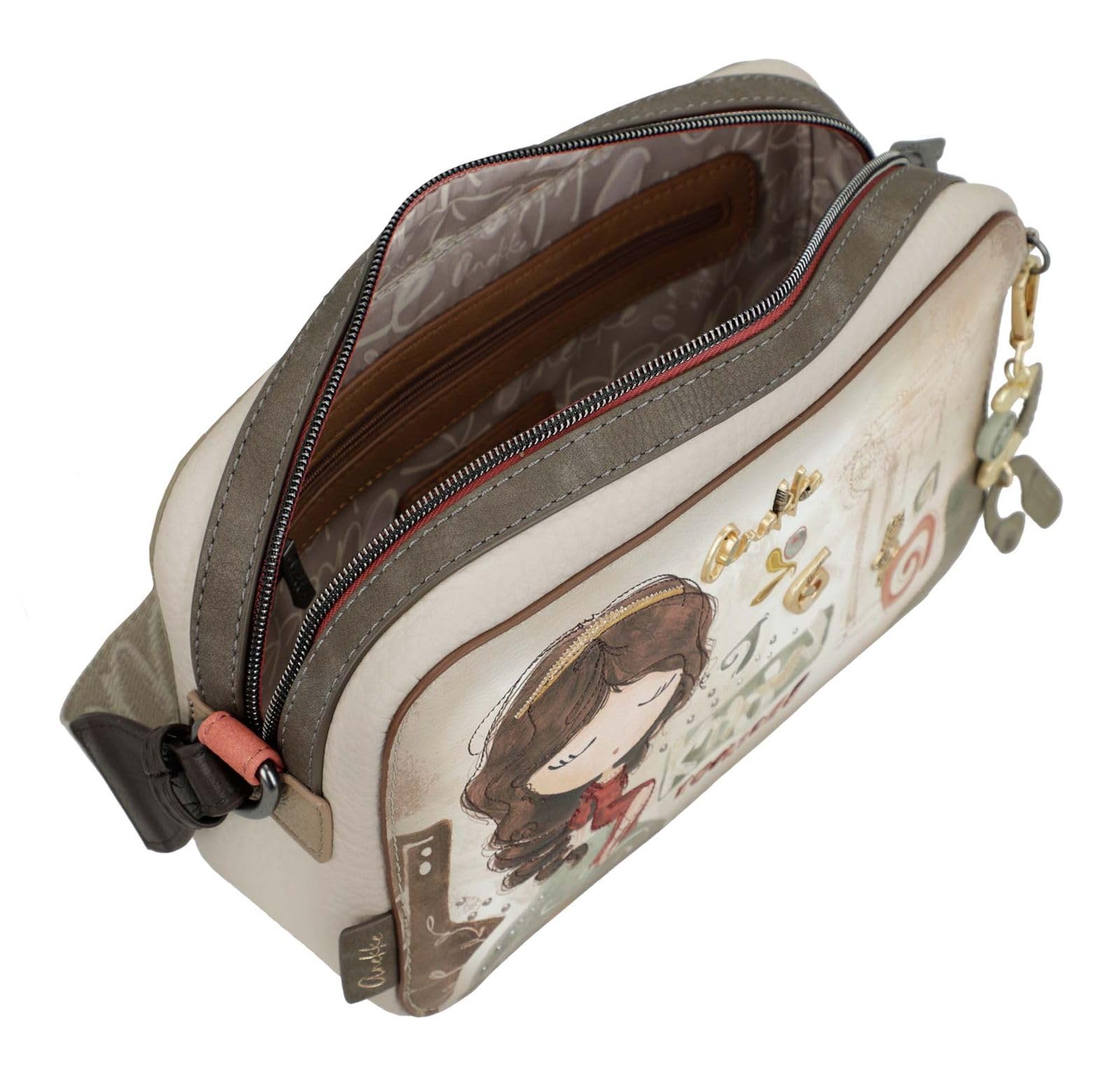 Anekke Muse Borsa a Tracolla Piccola Stampa Grecia