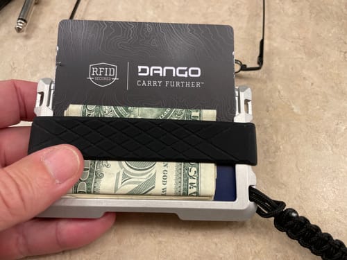 Dango D03 Lite Dapper portafoglio alluminio argento