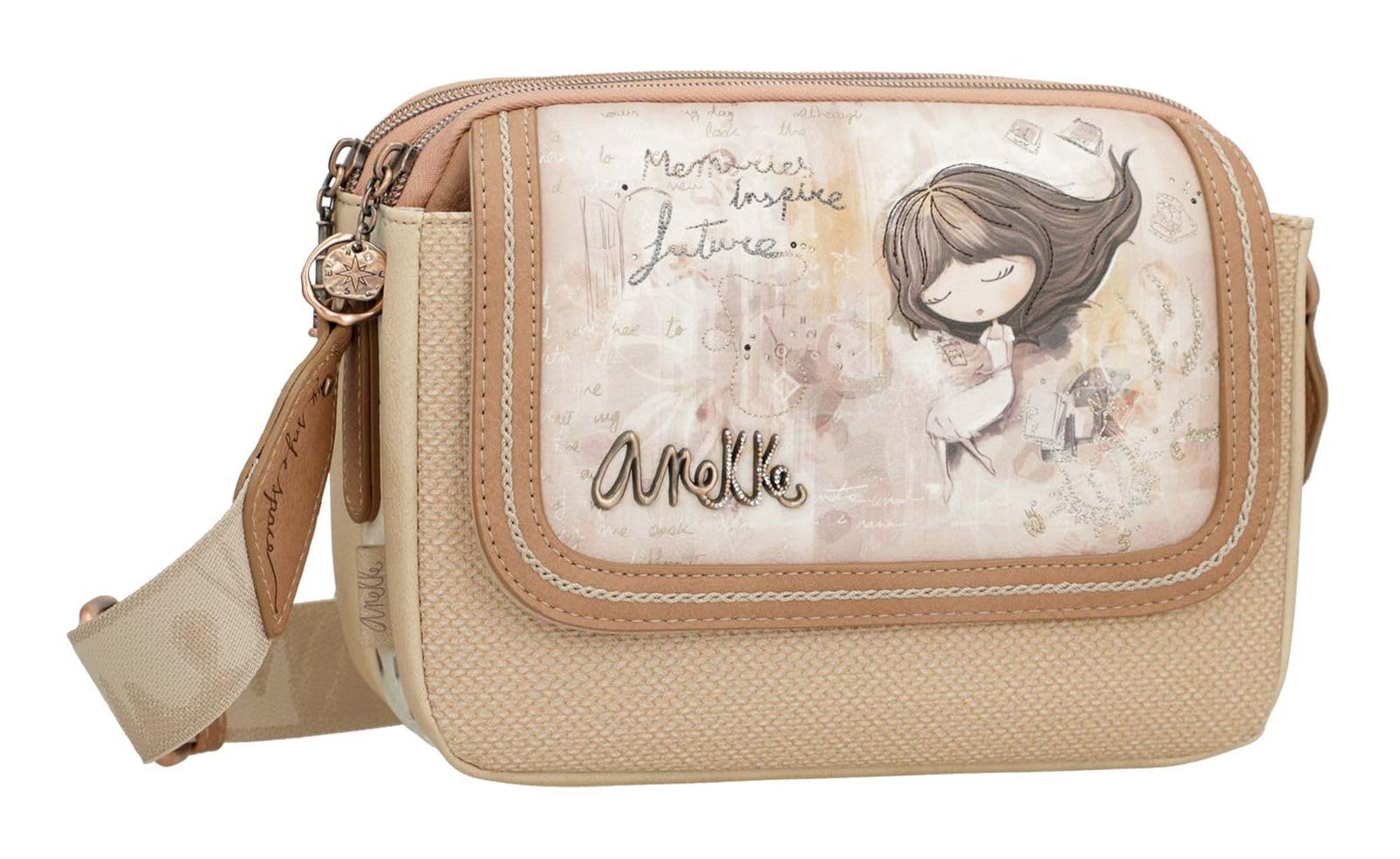 Anekke Memories borsa a tracolla patta ovale 25x18 cm