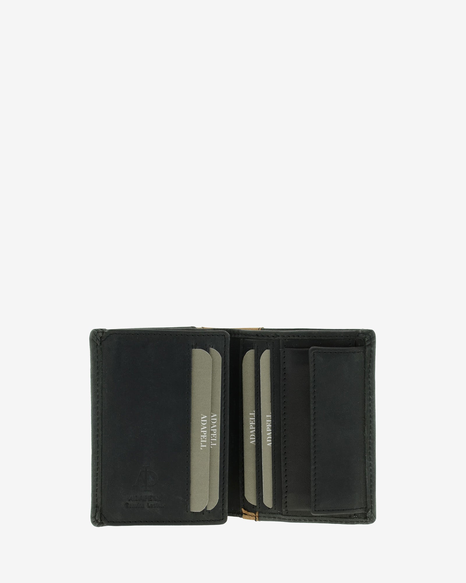 Adapell Oxford 1641 portafoglio pelle nero ID