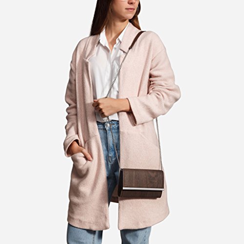 Corkor Bags Pochette in Sughero Marrone S da Sera