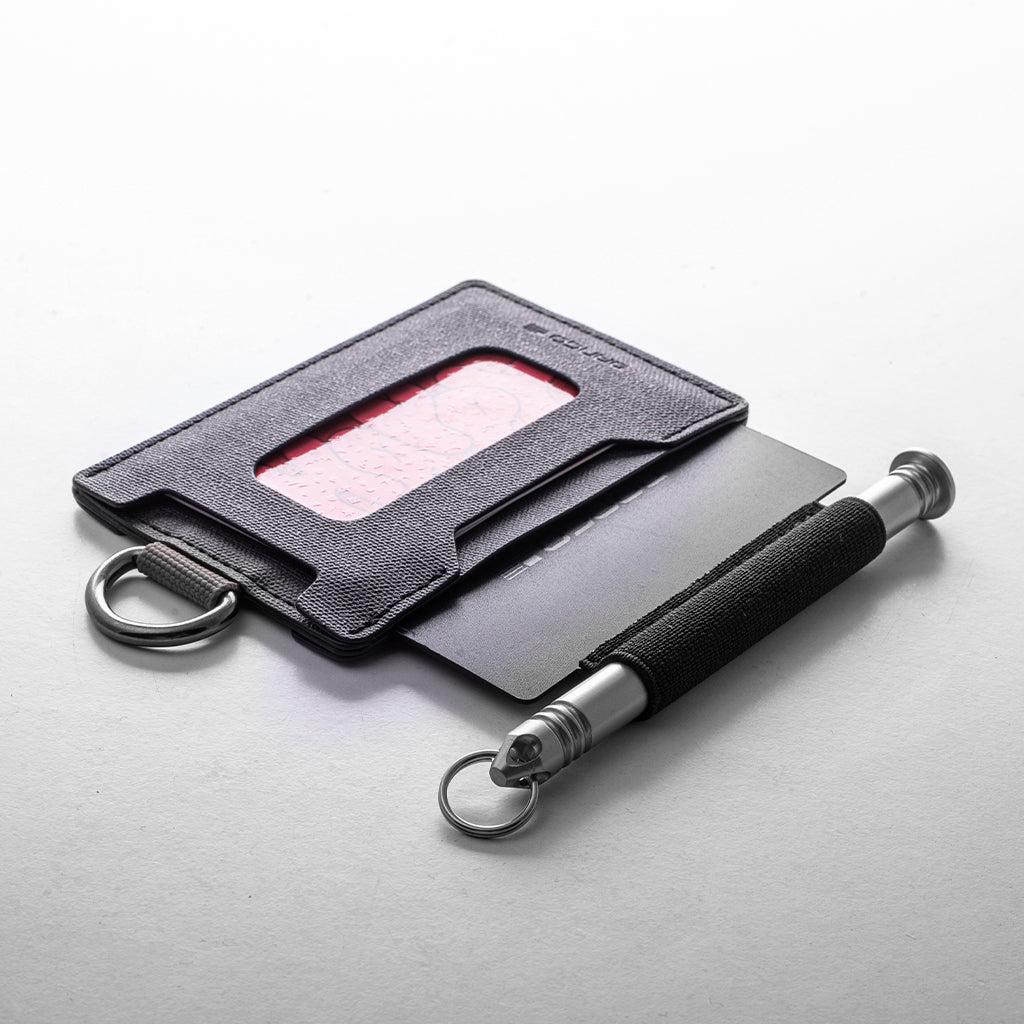 Dango S1 bundle portafoglio slim nero con penna alluminio