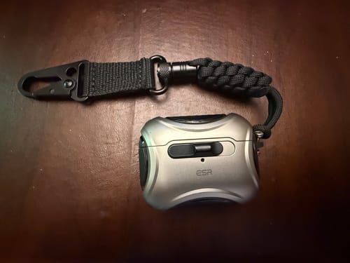 Dango Quick Release Tether cordino paracord nero sgancio rapido