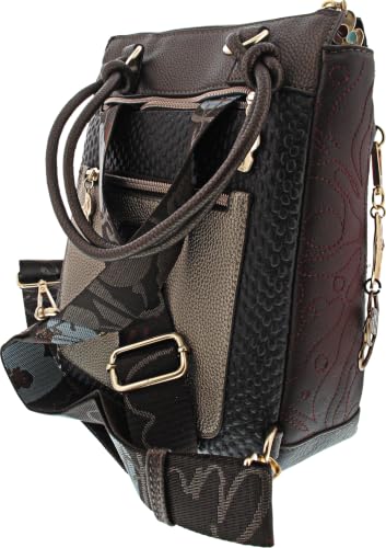 Anekke Blossom zaino convertibile borsa medio oro