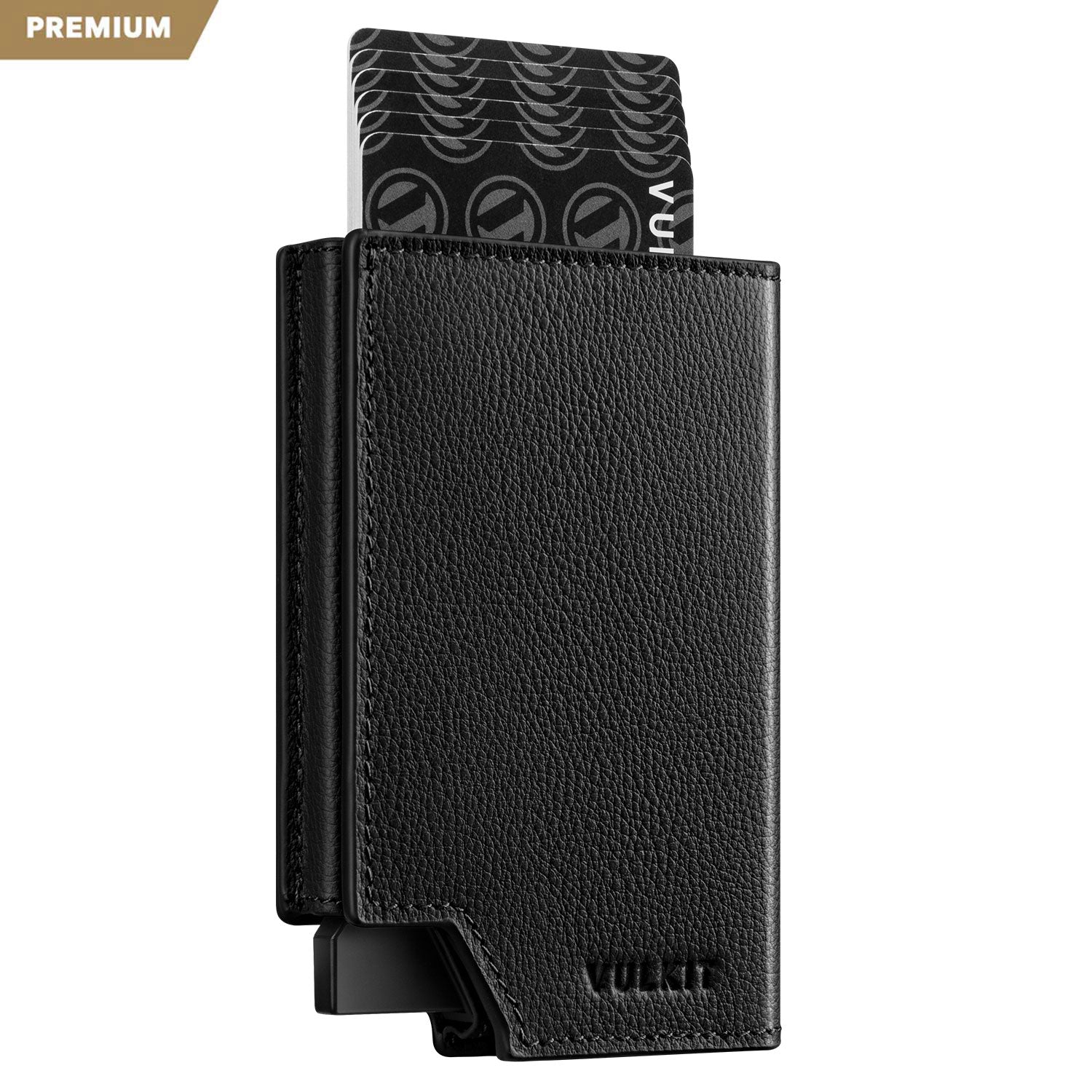 VULKIT Pop Up VC402P portafoglio pelle marrone RFID