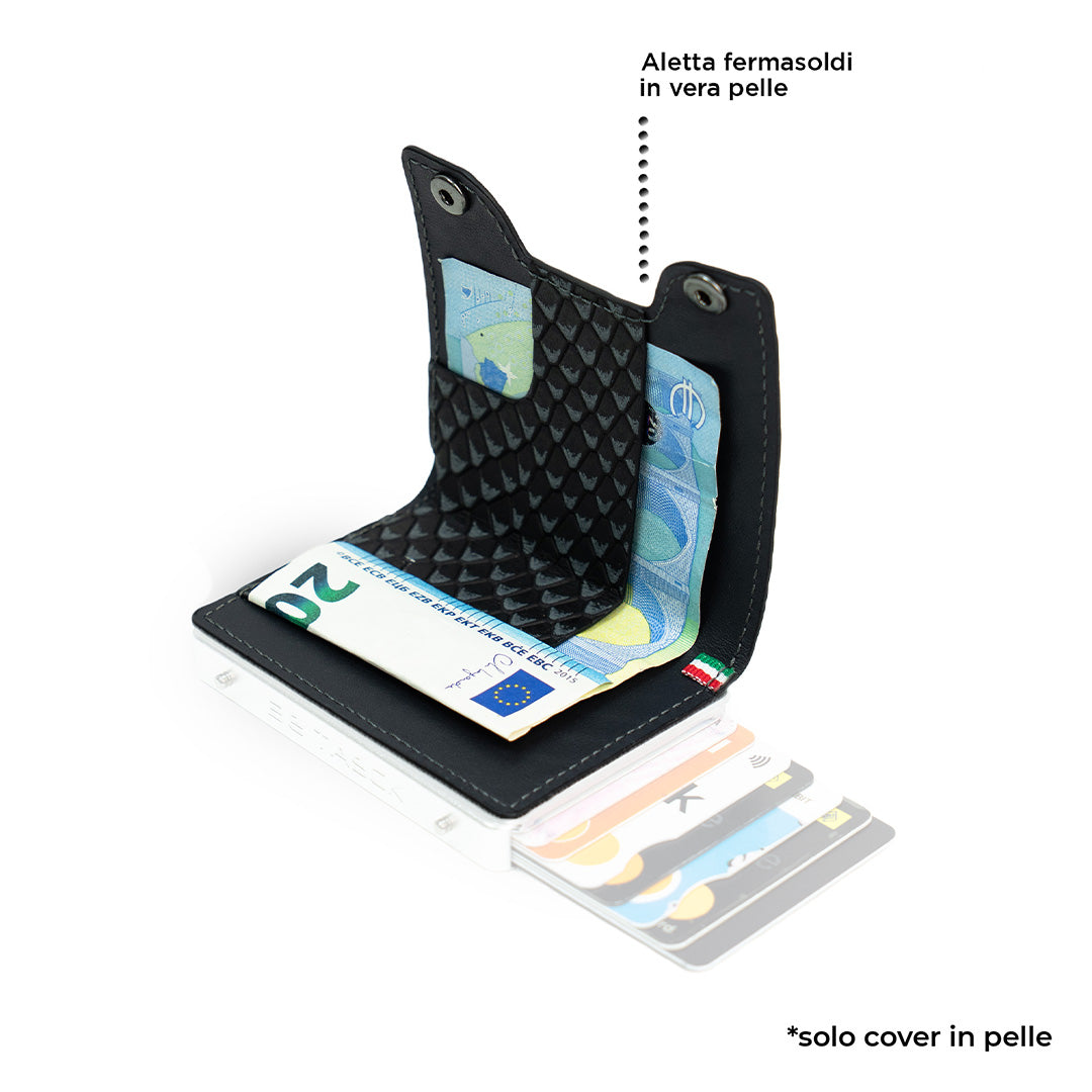 SLim Cover Be Tasck Stampa Squalo Blu