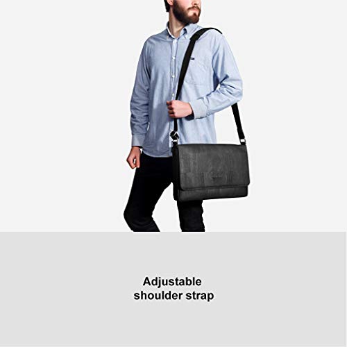 Corkor Bags Borsa Portatile a Tracolla Sughero Nero