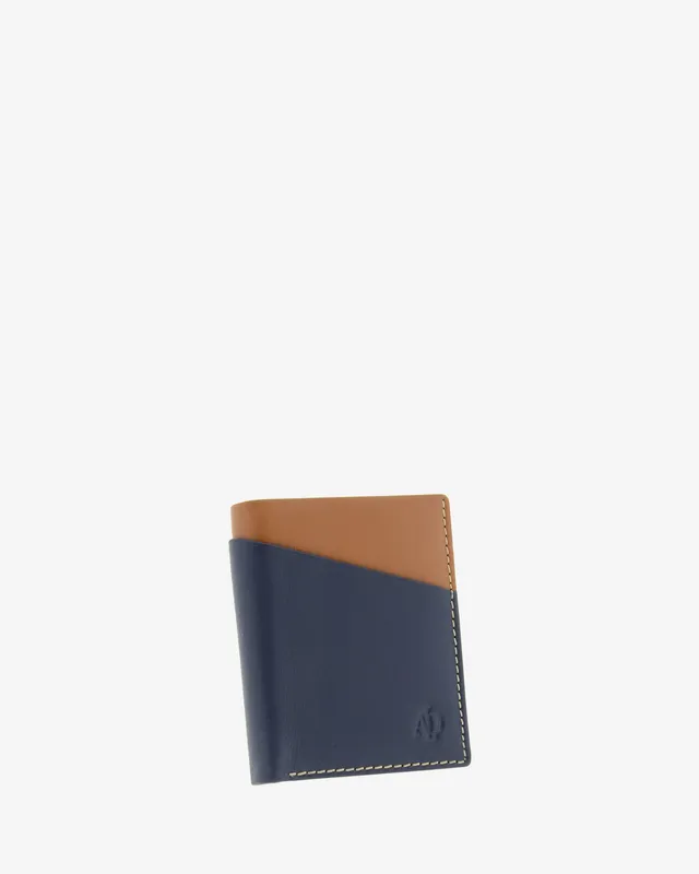 Adapell Elysian 1609 portafoglio uomo pelle blu marino RFID