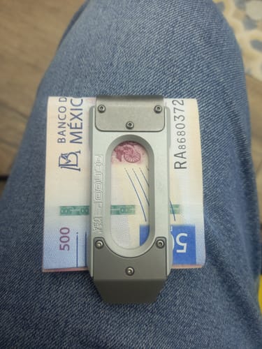 Dango MC02 fermasoldi titanio argento satinato