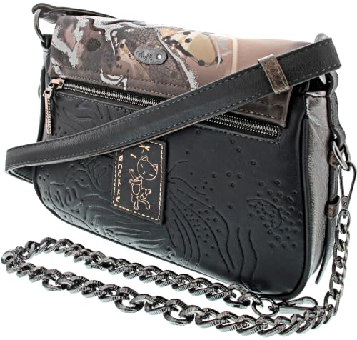 Anekke Auralis Wings Tracolla Patta 24 cm Pelle