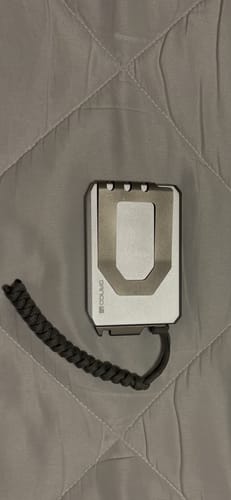 Dango SK1 Slide Kick Portafoglio Alluminio Satin Silver RFID