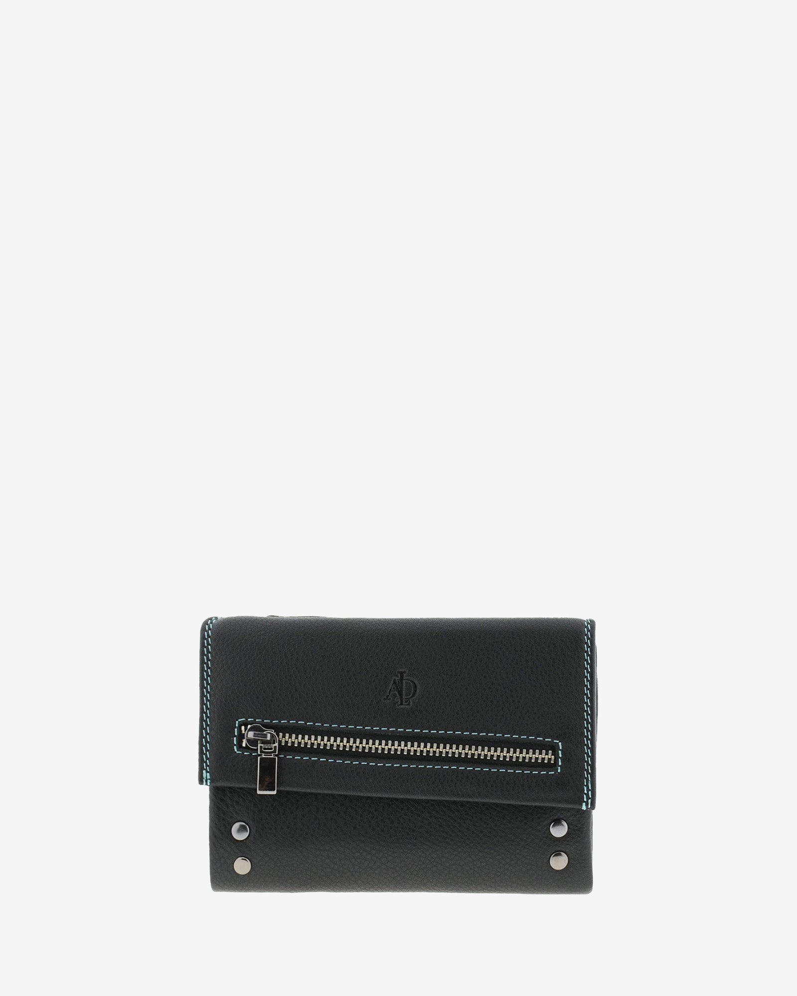 Adapell Satine 4164 portafoglio donna pelle nero 9 carte