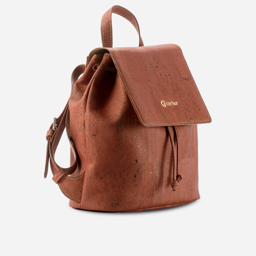 Corkor Bags zaino sughero rosso vegan tracolla