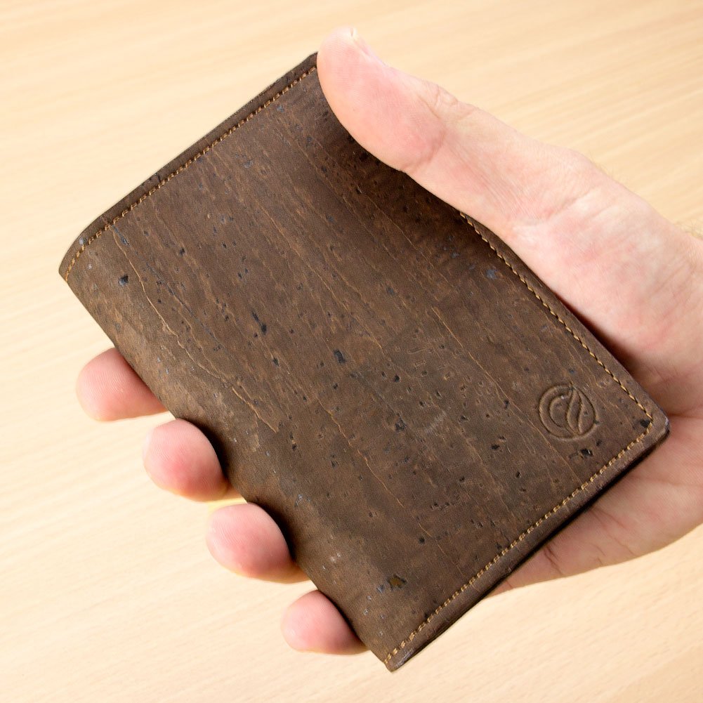 Corkor Wallets Portafoglio Sughero RFID Marrone Viaggio